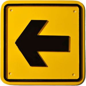 Табличка тактильная «Направление движения, поворот»